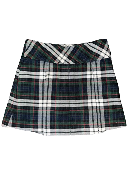 MBS Girls Plaid Skort
