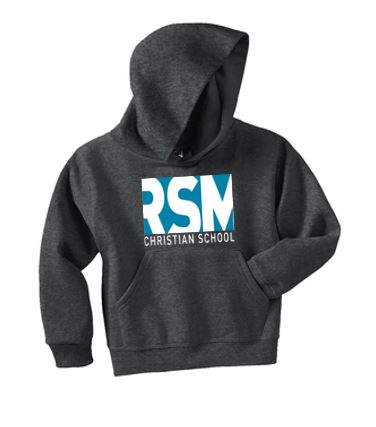 Charcoal Grey Hooded Sweatshirt RSMCS